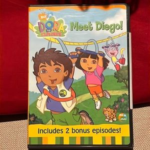 Nick Jr. Dora the Explorer Meet Diego DVD EUC